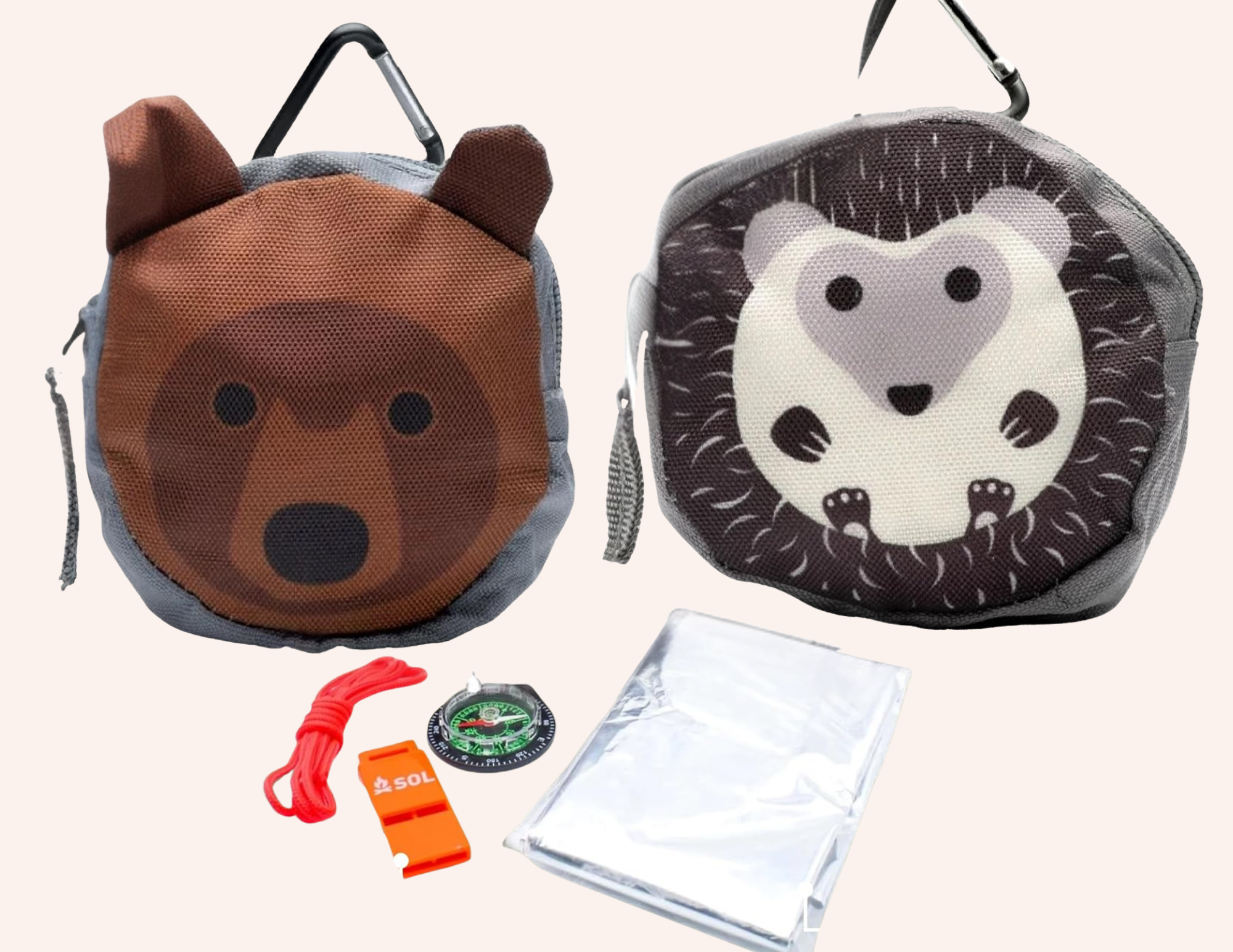 Trousse de kit d'urgence de base pour petits S.O.L.